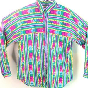 Vintage Rodeo Western Wear Shirt Button Up Cowboy